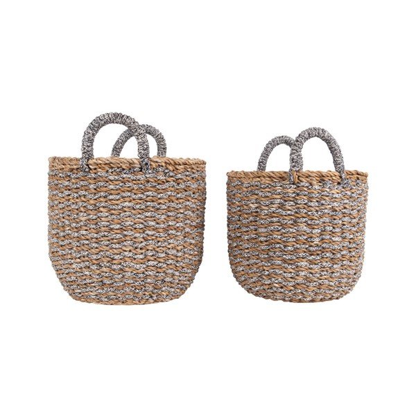 Set di 2 cesti portaoggetti in seagrass - PT LIVING