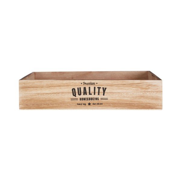 Vassoio in legno con manici Rustico, 28 x 38 cm Rustic Crate - Premier Housewares-image-2