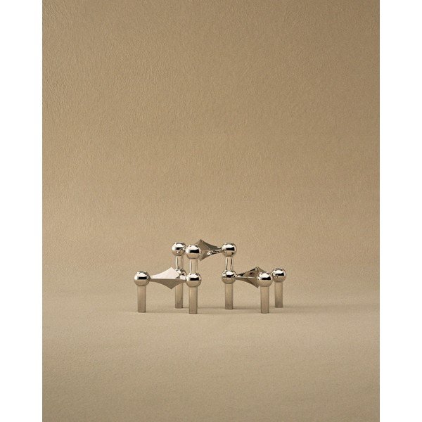Portacandele in set in metallo 3 pz Nagel – STOFF Nagel-image-4