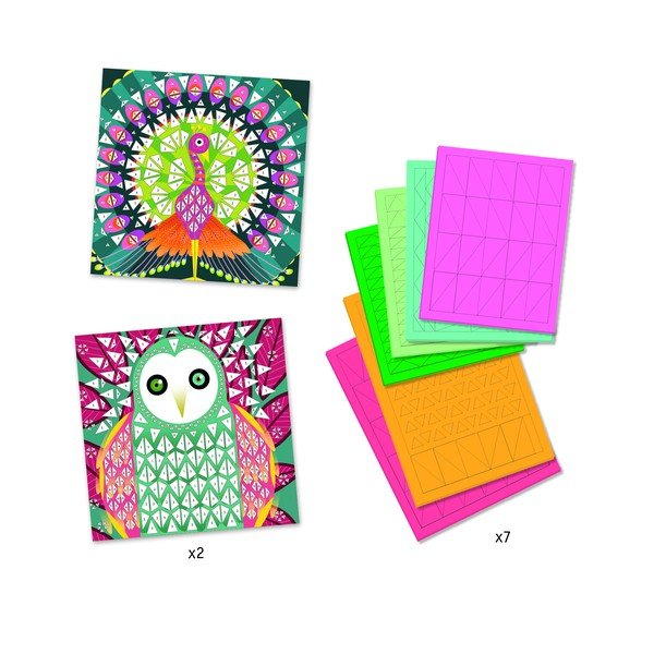 Set creativo Mozaics - Djeco-image-1