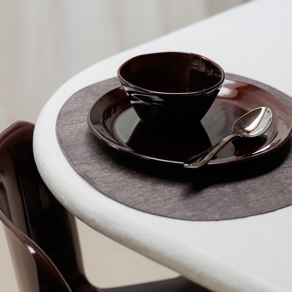 Piatto burgundy in gres ø 27,5 cm Manon – S|P Collection-image-1