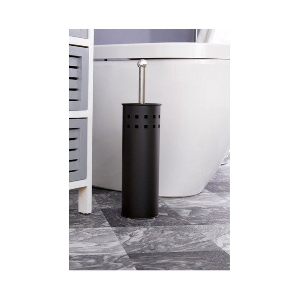 Scopino WC nero opaco in metallo Indy – Premier Housewares-image-1