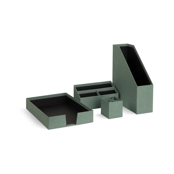 Set di organizer in cartone 4 pz Hugo Canvas Paper Laminate – Bigso