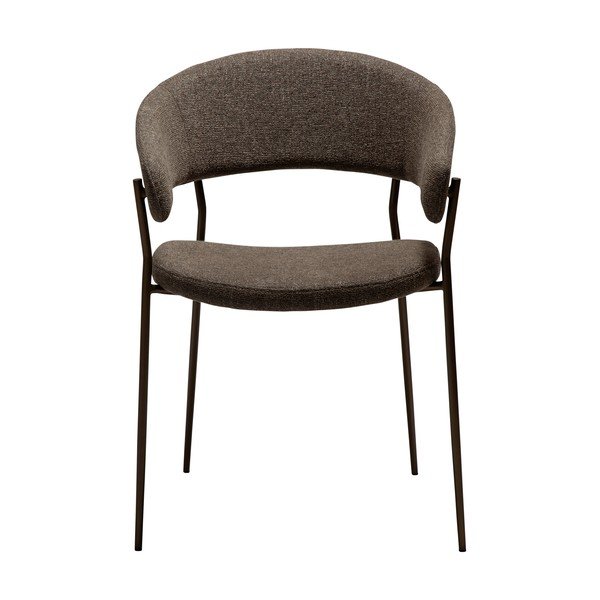 Sedia da pranzo marrone con braccioli Reboot – DAN-FORM Denmark-image-2