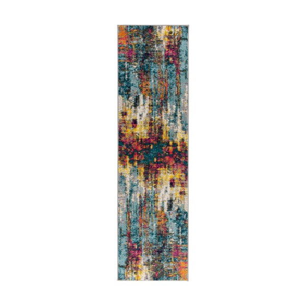 Passatoia tessuta a mano 66x230 cm Spectrum Abstraction – Flair Rugs