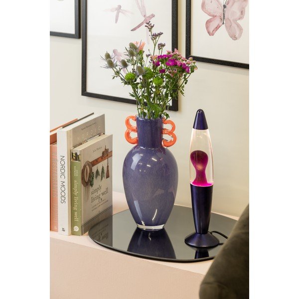 Lava lamp viola in vetro (altezza totale 35,5 cm) Funky Rocket Lava – Leitmotiv-image-2