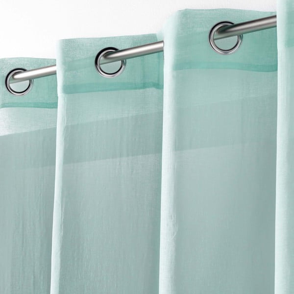 Tenda sottile color menta 140x280 cm Telma – douceur d'intérieur-image-1