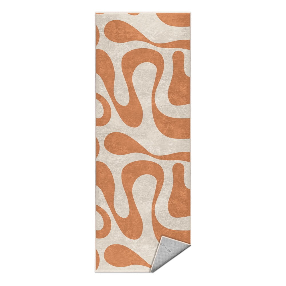 Passatoia arancione lavabile 80x200 cm Caramel Latte – Mila Home | Tappeti