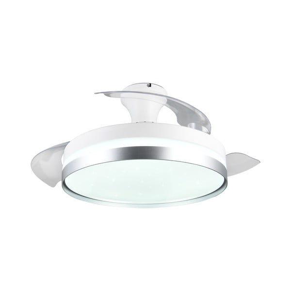 Plafoniera LED bianca/argentata Lindberg – Trio-image-4