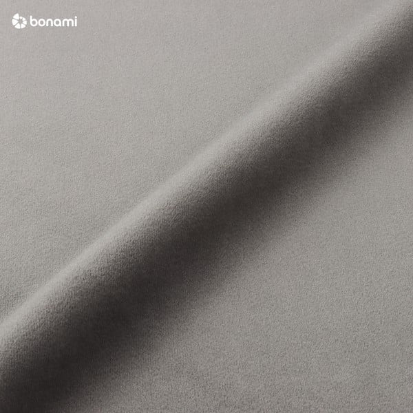 Divano angolare in velluto grigio (a U) Jodie - Micadoni Home-image-4