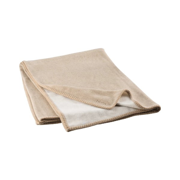 Coperta beige con lana 145x200 cm Ahwi - Blomus