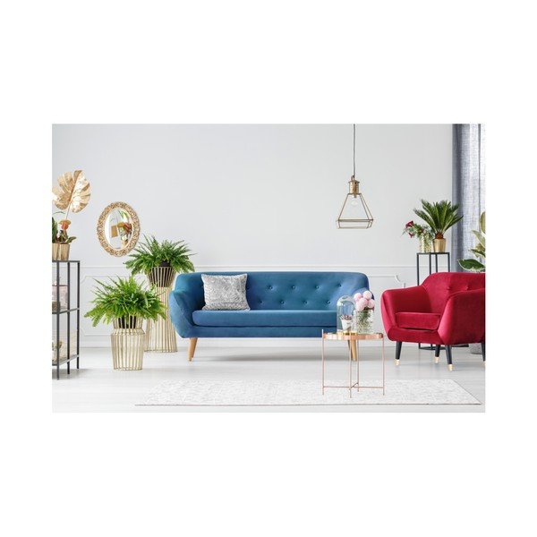 Divano blu a tre posti Amelie - Mazzini Sofas-image-2