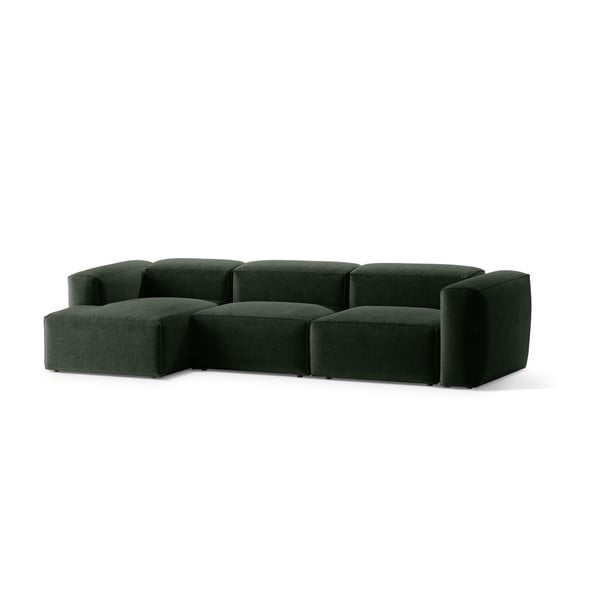 Divano angolare verde (con penisola a sinistra/con chaise lounge) Bergamo – Cosmopolitan Design-image-2