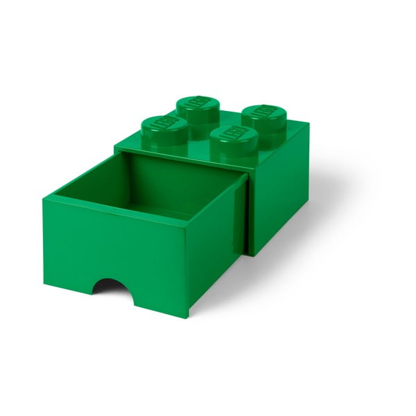 Contenitore verde con cassetto - LEGO®
