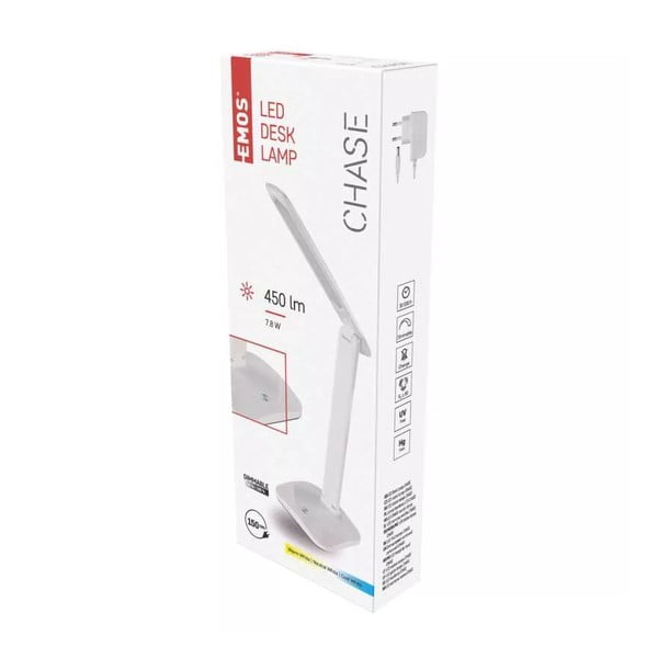 Lampada da tavolo dimmerabile a LED bianchi (altezza 37 cm) Chase - EMOS-image-1