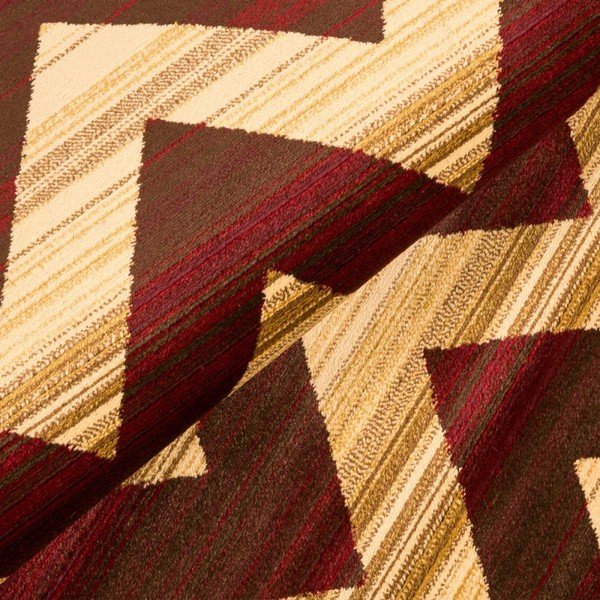 Hnědý vysoce odolný koberec Floorita Inspiration Zig Zag, 165 x 235 cm-image-1