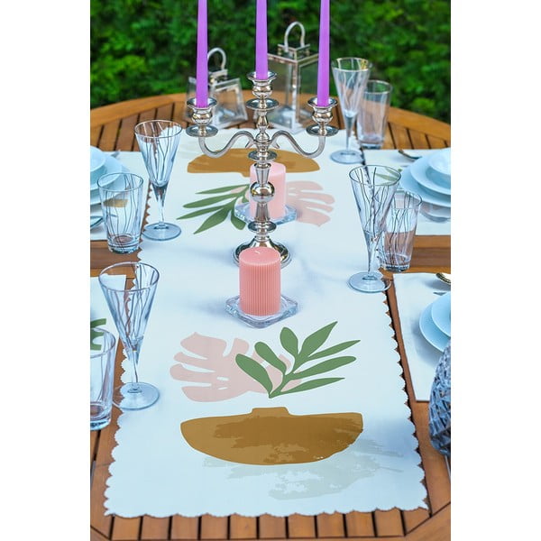 Set di 4 tovagliette e runner in tessuto - Minimalist Home World-image-3