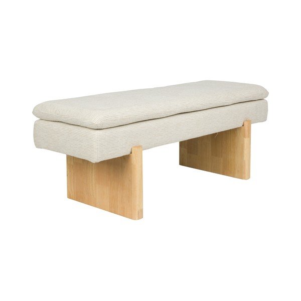 Panchina color crema in imbottito Jappo – White Label-image-2