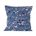 Federa in cotone, 60 x 60 cm Terrazzo - Blanc