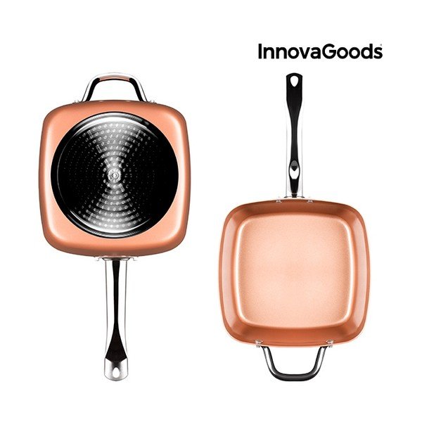 Set kermické pánve, košíku na smažení, napařovače a poklice InnovaGoods-image-2