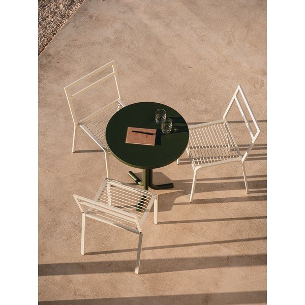 Tavolo da pranzo da giardino rotondo in metallo ø 59 cm Nokk – noo.ma-image-2