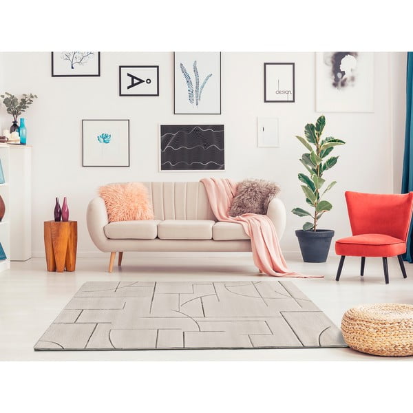 Tappeto crema 80x150 cm Lena - Universal-image-2