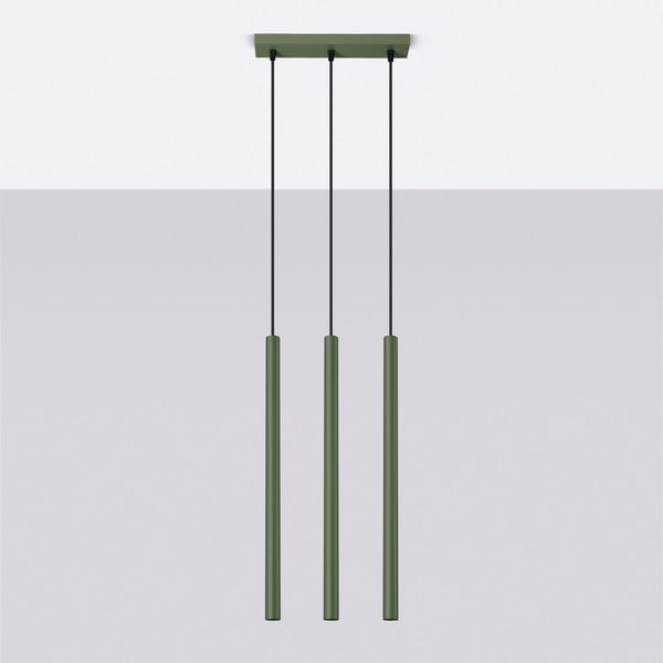 Lampadario verde ø 19,5 cm Fideus – Sollux-image-2