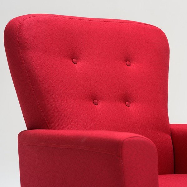 Poltrona rossa Unique - Balcab Home-image-1