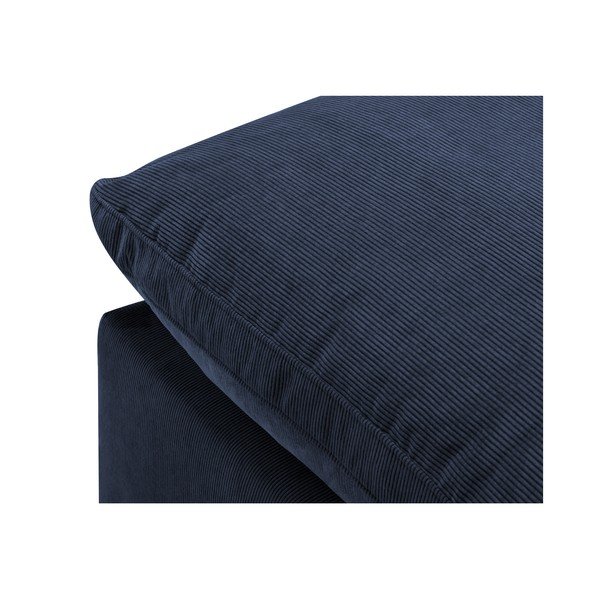Parte angolare blu scuro del divano modulare in velluto a coste, angolo destro Galaxy - Windsor & Co Sofas-image-4