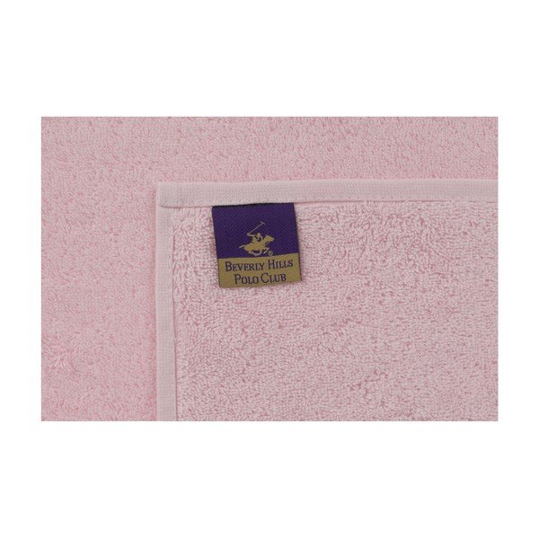 Set di 2 asciugamani rosa, 90 x 50 cm - Unknown-image-3