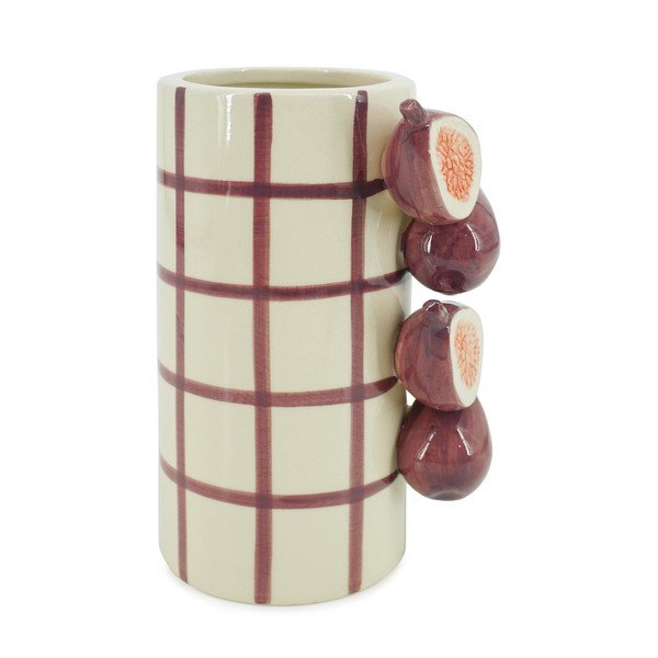 Vaso viola/color crema in ceramica (altezza totale 21 cm) Havor – Yes Everyday