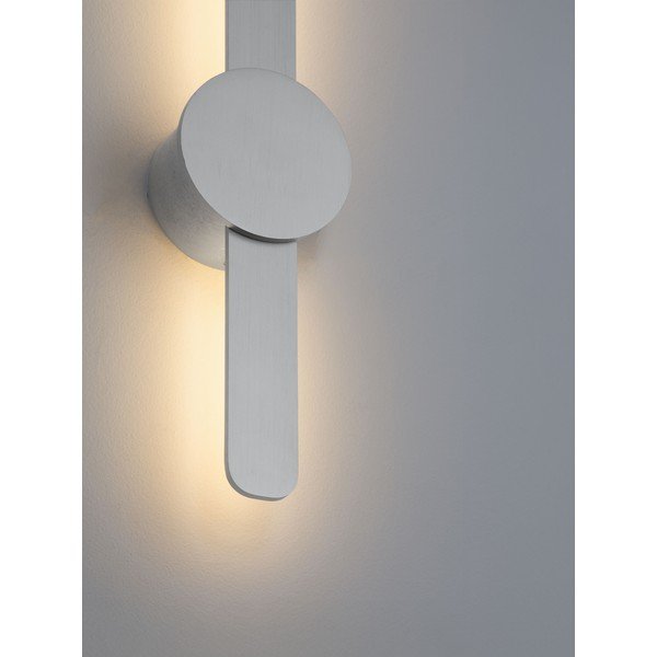 Lampada da parete LED color argento opaco in alluminio Norei – Nova Luce-image-4