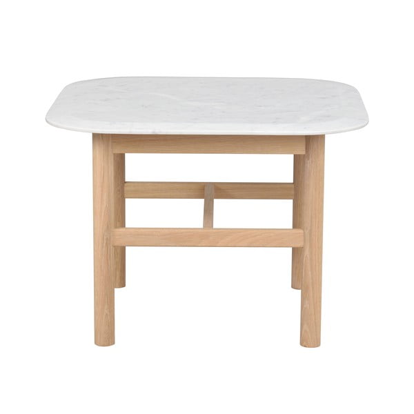 Tavolino in marmo bianco 62x62 cm Hammond - Rowico