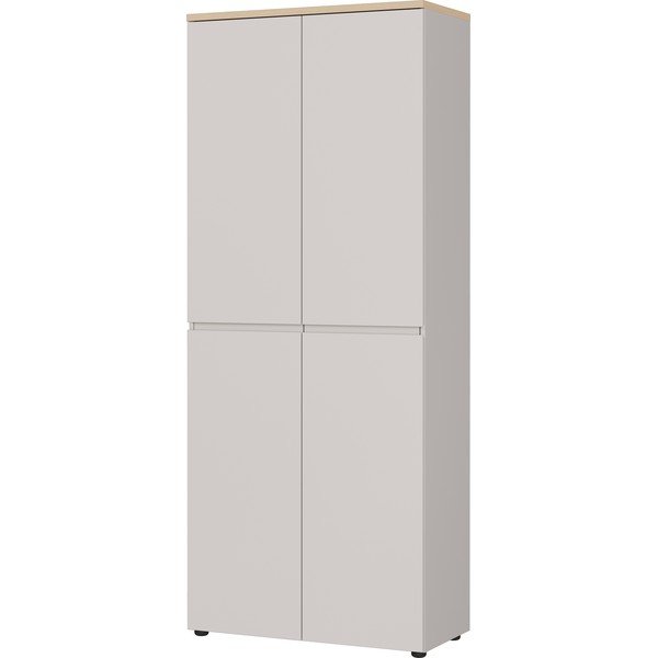Credenza color crema opaca 80x197x40 cm Lissabon – Germania