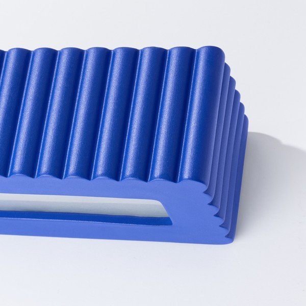 Lampada da parete blu in ceramica Rivena – Sollux-image-4
