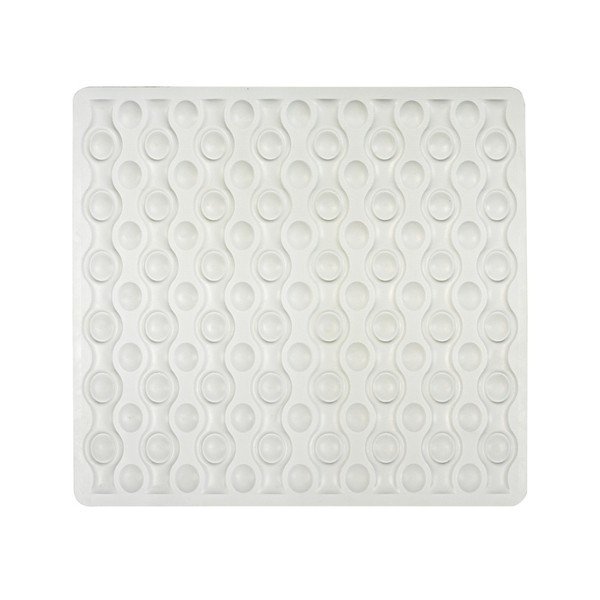 Tappeto da bagno antiscivolo bianco Rocha, 54 x 52 cm - Wenko