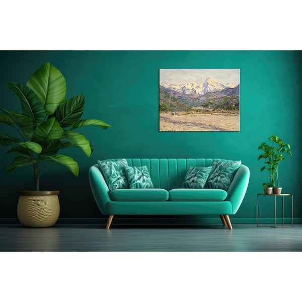 Dipinto - riproduzione 70x55 cm The Valley of the Nervia, Claude Monet - Fedkolor-image-1