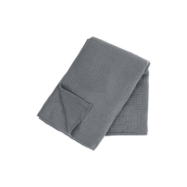 Copriletto Mini Waffle grigio, 130 x 170 cm - Tiseco Home Studio-image-2