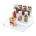 Supporto da cucina trasparente a 3 livelli , 22 x 25,5 cm Linus - iDesign