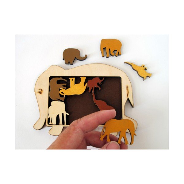 Rompicapo  in legno Elephant Parade - RecentToys-image-1