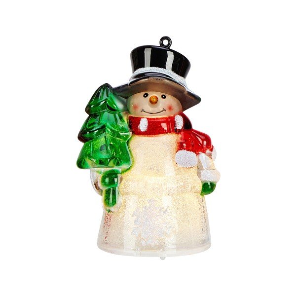 Decorazione luminosa a LED Pupazzo di neve, altezza 10 cm Sigge - Markslöjd
