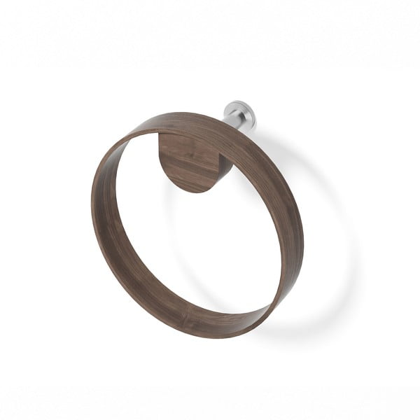 Porta asciugamani da parete in legno di noce Yoku - Wireworks-image-2