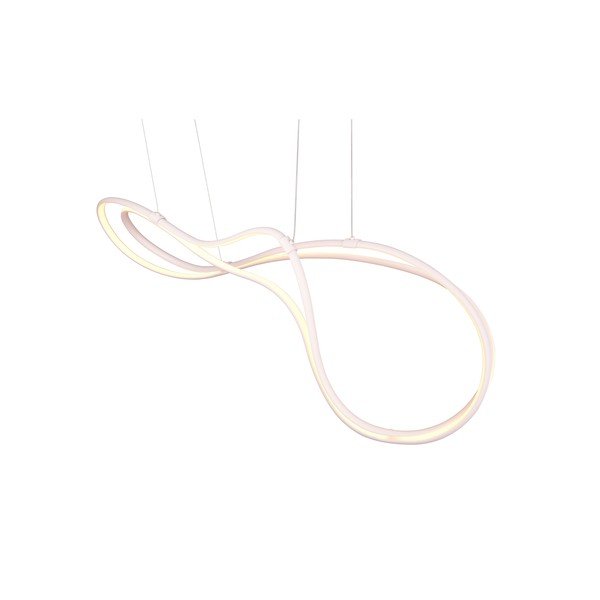 Apparecchio a sospensione a LED bianco con paralume in metallo Nala - Trio Select-image-2