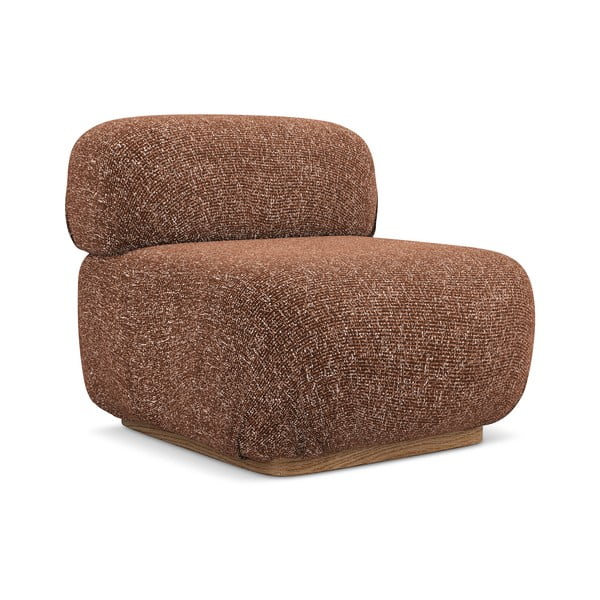 Parte divano componibile arancione/marrone Ailani – Makamii-image-2