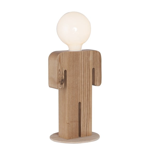 Lampada da tavolo in legno Lui&Lei - Homemania Decor-image-1