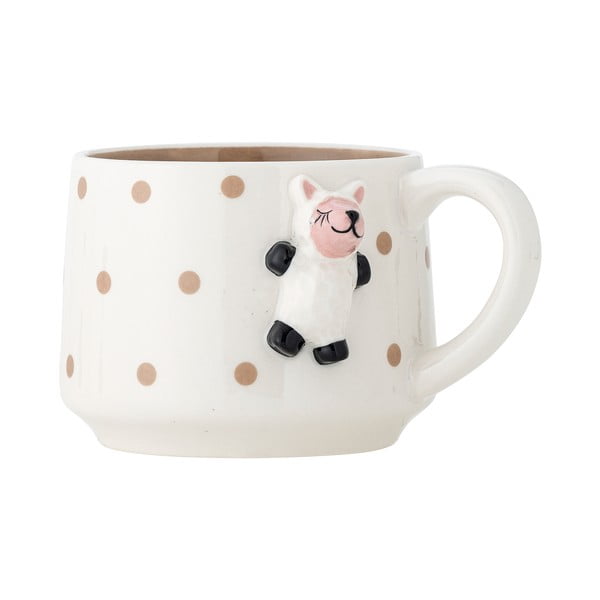 Tazza per bambini per cacao bianca in ceramica 370 ml Dolly – Bloomingville Mini-image-2
