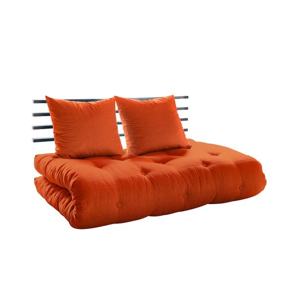 Divano letto Karup Shin Sano Nero/Arancione - Karup Design-image-2