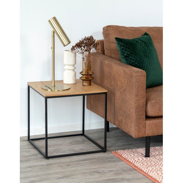 Tavolino con piano in rovere decorato, 45 x 45 cm Vita - House Nordic-image-2