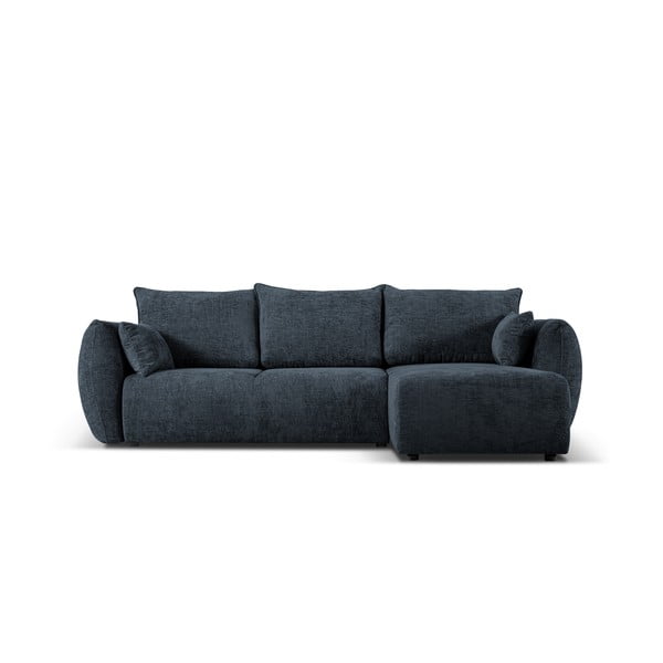 Divano angolare blu scuro (angolo destro) Matera - Cosmopolitan Design
