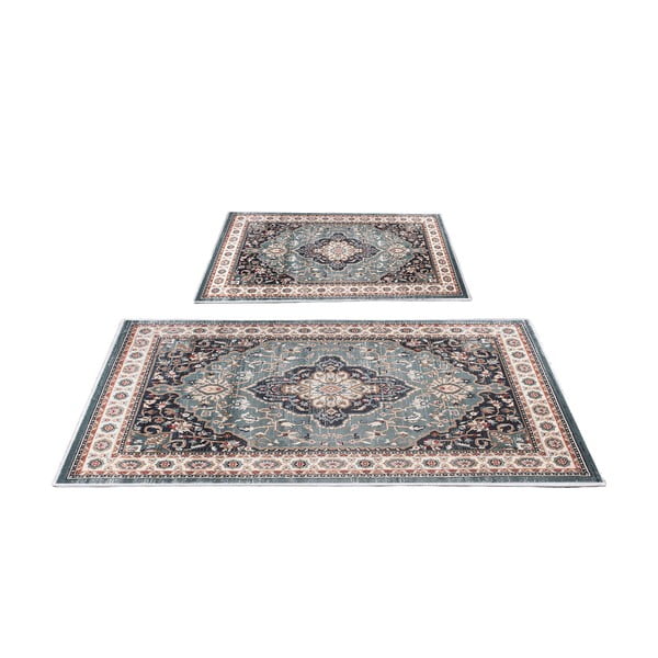 Set di tappetini per il bagno 2 pz 60x100 cm – Foutastic